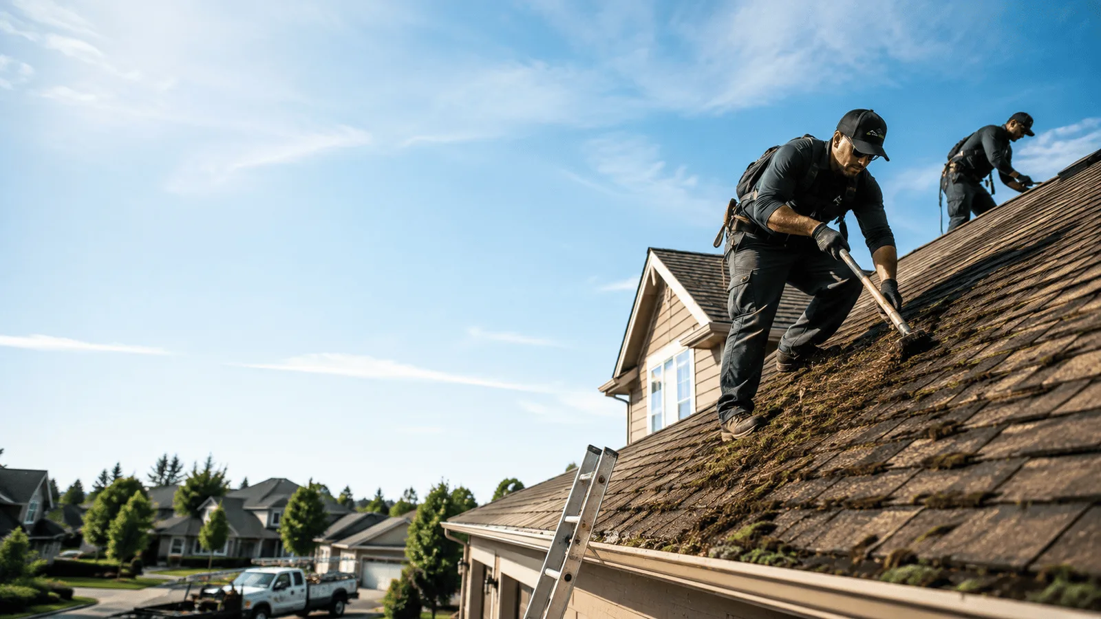Roof Moss Removal in Grand View, ID near me